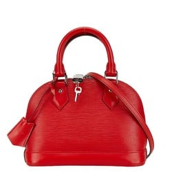 Louis Vuitton Epi Alma BB Handbag Shoulder Bag M41160 Coquelicot Red Leather Women's LOUIS VUITTON