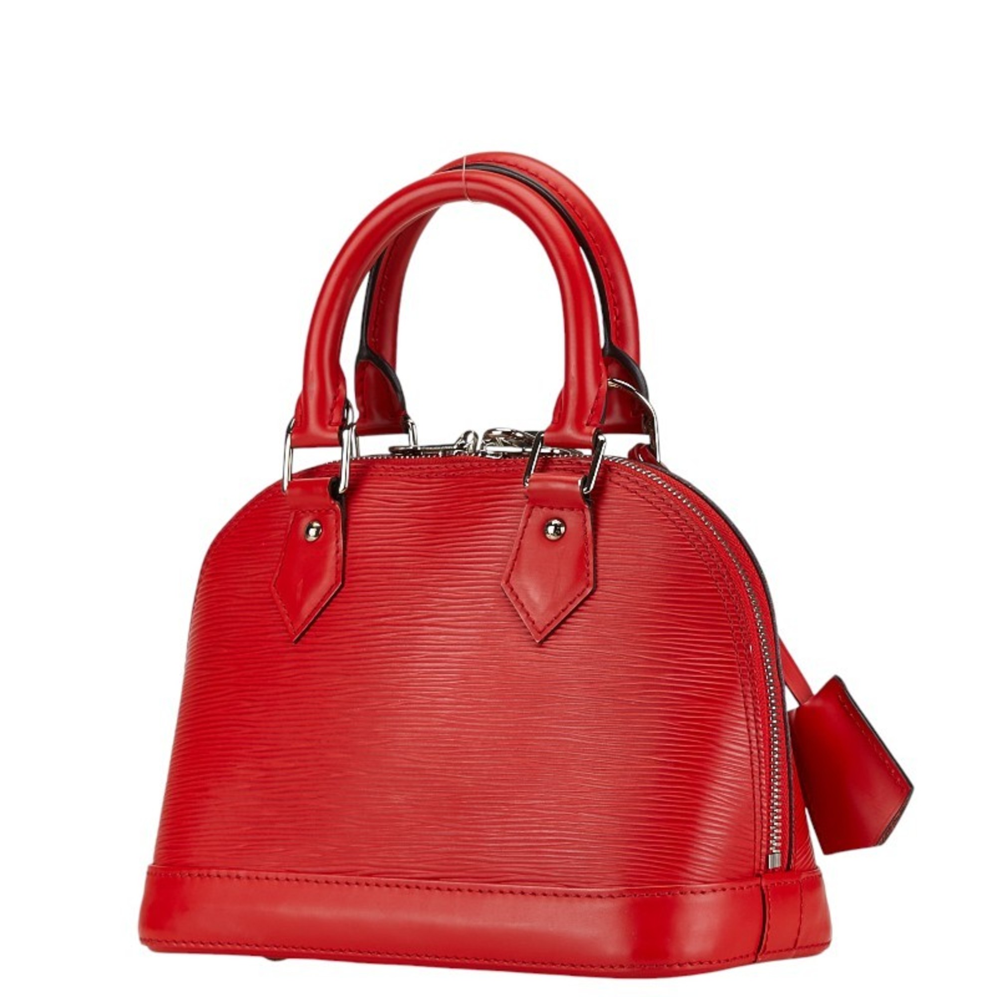 Louis Vuitton Epi Alma BB Handbag Shoulder Bag M41160 Coquelicot Red Leather Women's LOUIS VUITTON