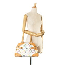 Louis Vuitton Monogram Multicolor Claudia Handbag M40193 Bron Brown PVC Leather Women's LOUIS VUITTON