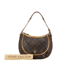 Louis Vuitton Monogram Turam PM Handbag Shoulder Bag M40076 Brown PVC Leather Women's LOUIS VUITTON