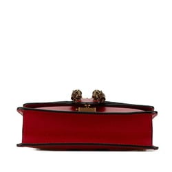 Gucci Dionysus Chain Shoulder Bag 421970 Red Leather Women's GUCCI