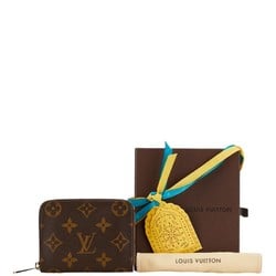 Louis Vuitton Monogram Zippy Coin Purse Case M60067 Brown PVC Leather Women's LOUIS VUITTON