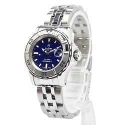 Tudor Hydronaut Watch 85190 Automatic Blue Dial Stainless Steel Men's TUDOR