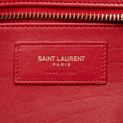 Saint Laurent YSL Baby Cabas Handbag Shoulder Bag 394461 Red Leather Women's SAINT LAURENT