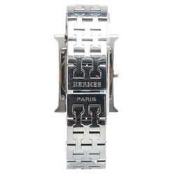 Hermes H Watch Wristwatch HH1.210 Quartz White Dial Stainless Steel Ladies HERMES