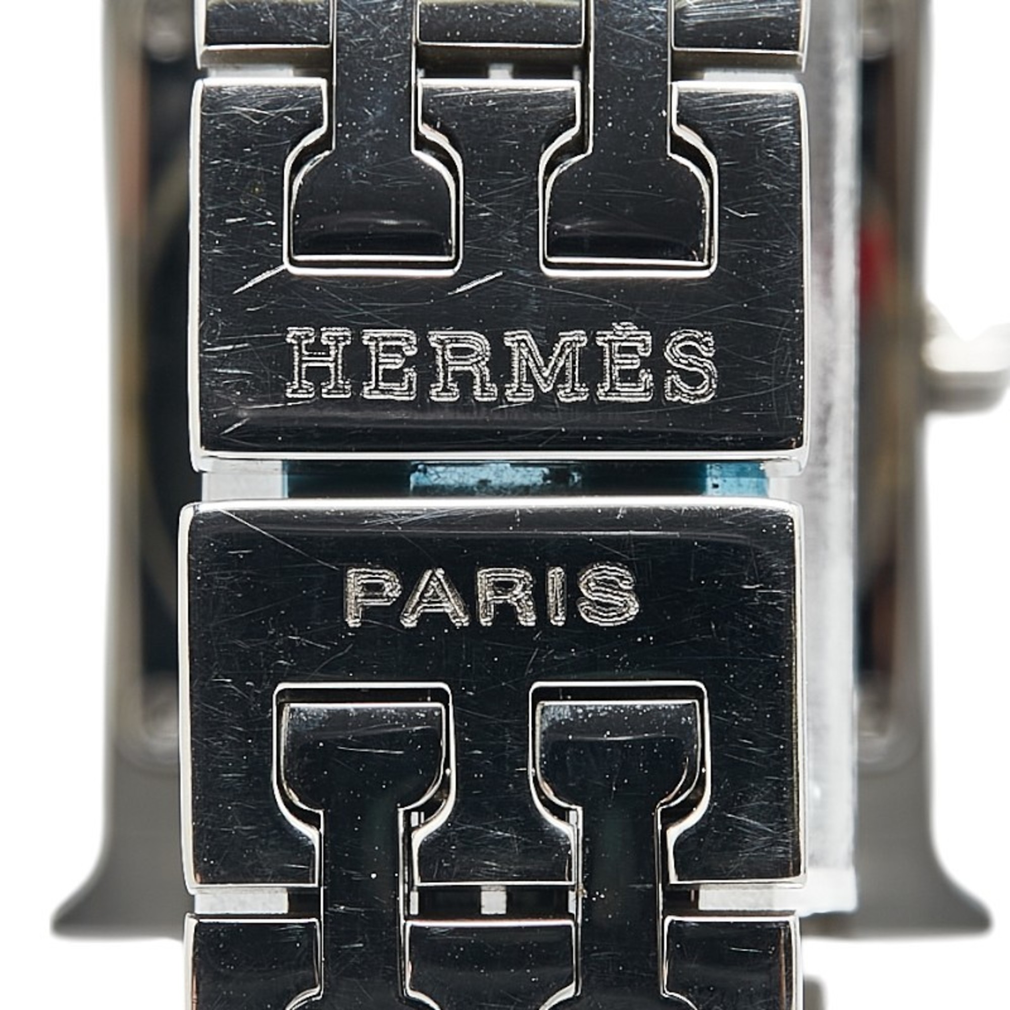 Hermes H Watch Wristwatch HH1.210 Quartz White Dial Stainless Steel Ladies HERMES