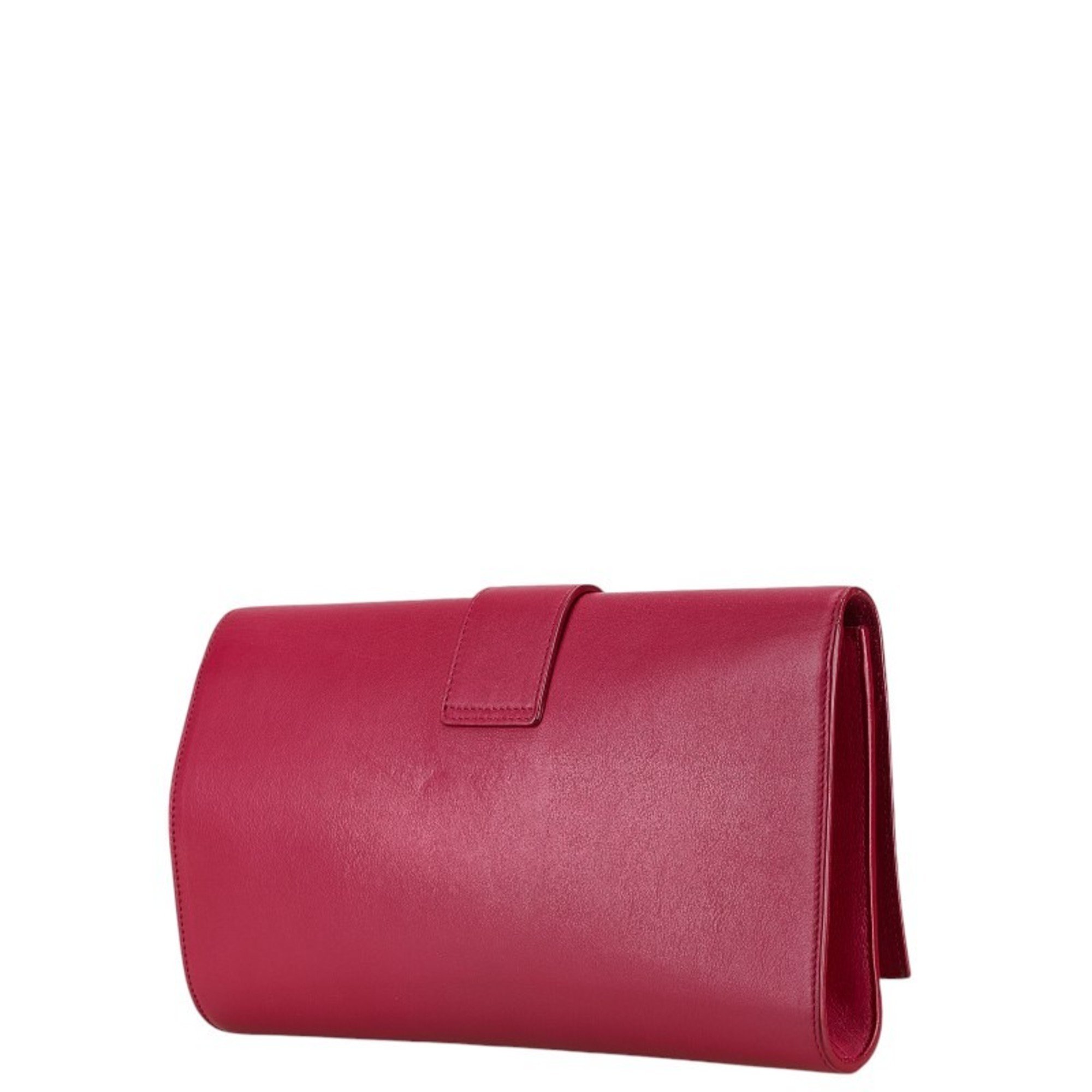 Saint Laurent Y-line clutch bag, second 311213, pink leather, women's, SAINT LAURENT