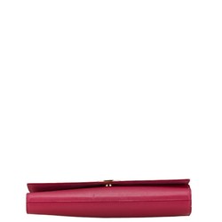 Saint Laurent Y-line clutch bag, second 311213, pink leather, women's, SAINT LAURENT