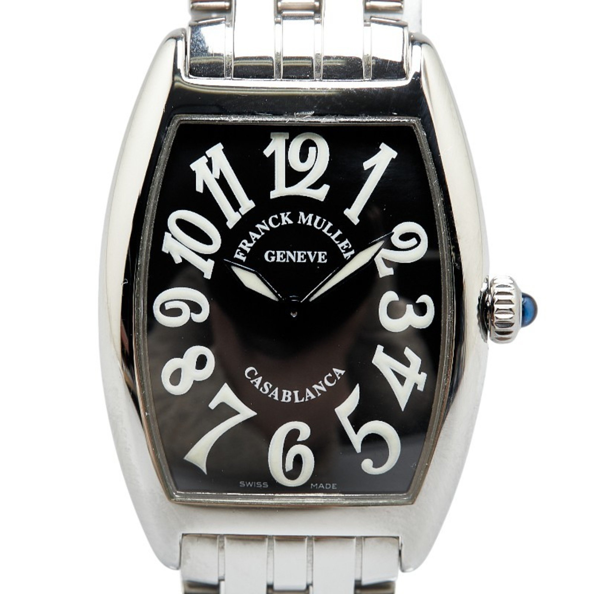 Franck Muller Casablanca Watch 1752Qz Quartz Black Dial Stainless Steel Ladies FRANCK MULLER