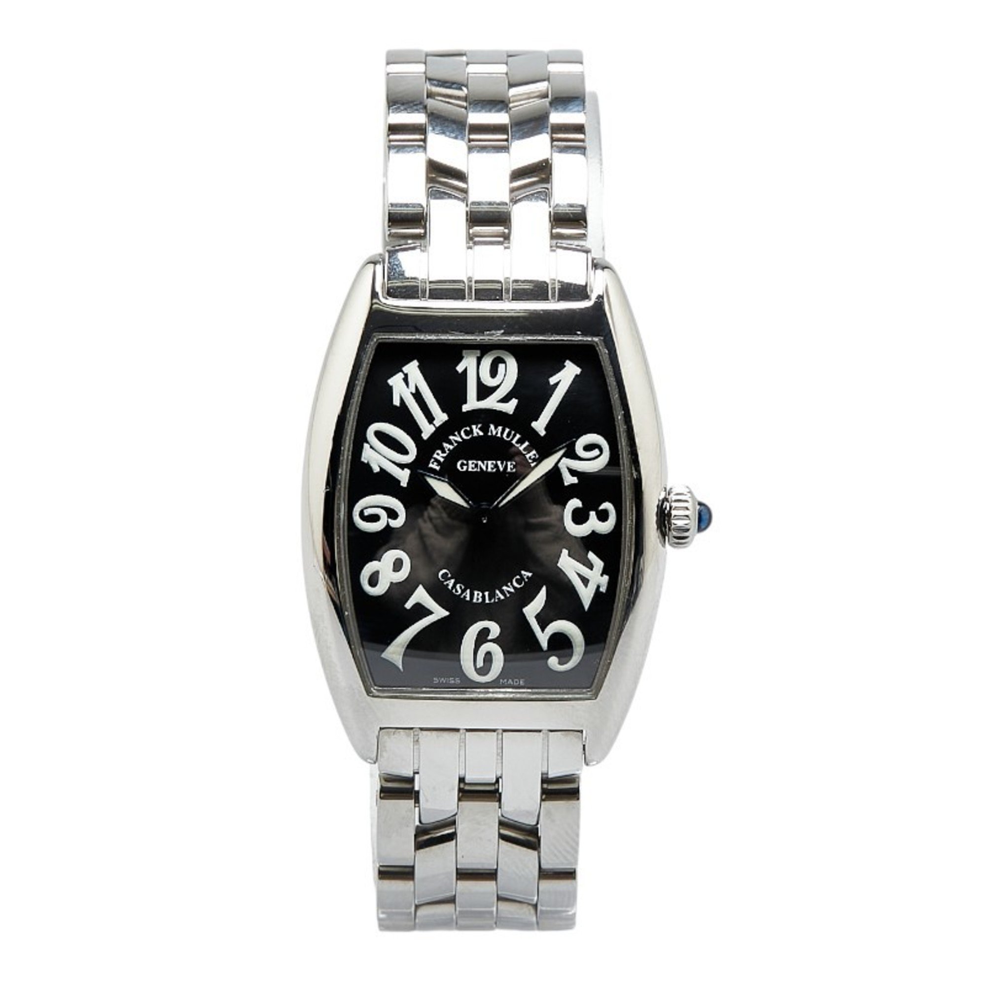 Franck Muller Casablanca Watch 1752Qz Quartz Black Dial Stainless Steel Ladies FRANCK MULLER