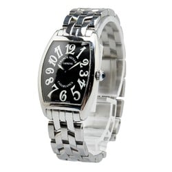 Franck Muller Casablanca Watch 1752Qz Quartz Black Dial Stainless Steel Ladies FRANCK MULLER