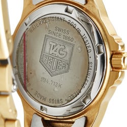 TAG Heuer Professional 200M Watch 994.713K Quartz Gold Dial Stainless Steel Men's HEUER