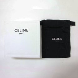 CELINE Small Trifold Wallet Grained Calfskin Leather Camel Women's