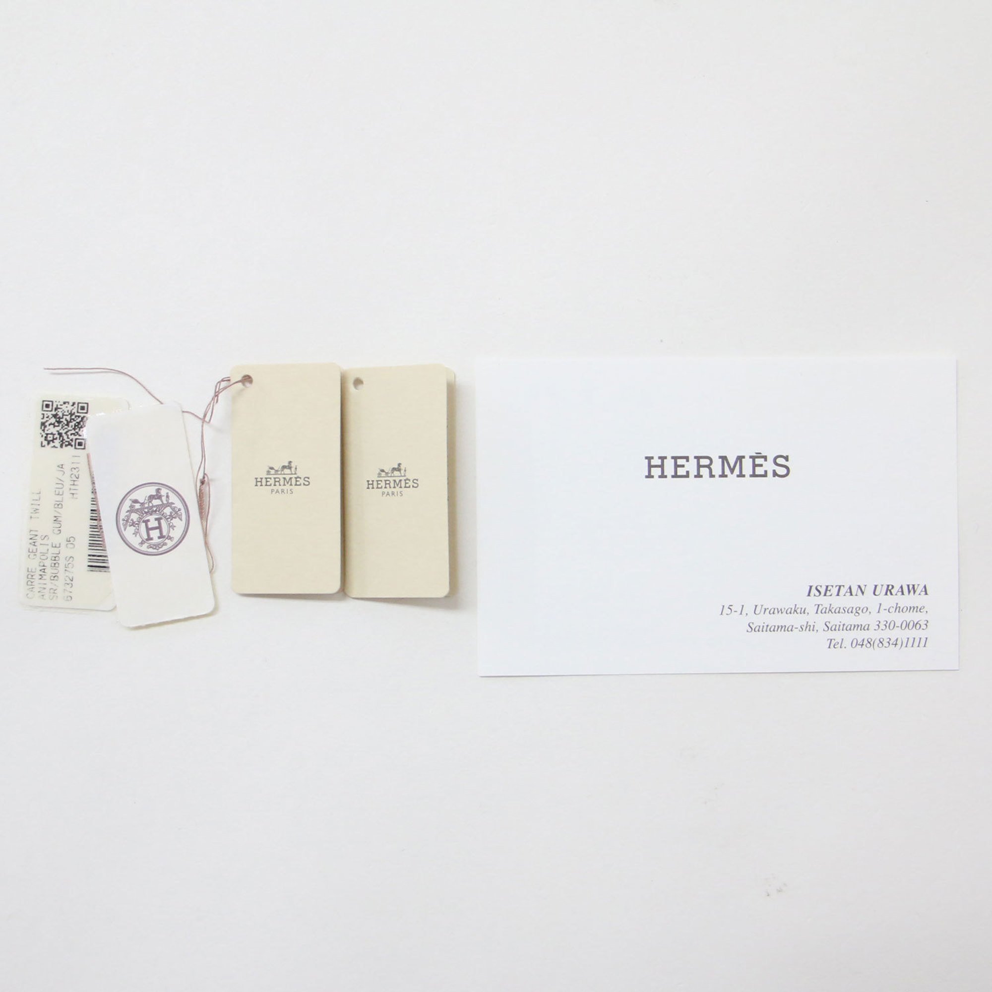 HERMES Hermes Love Story Scarf Cashmere Horse Bicolor Jacquard Beige Red Made in England Fashion Accessory Women's