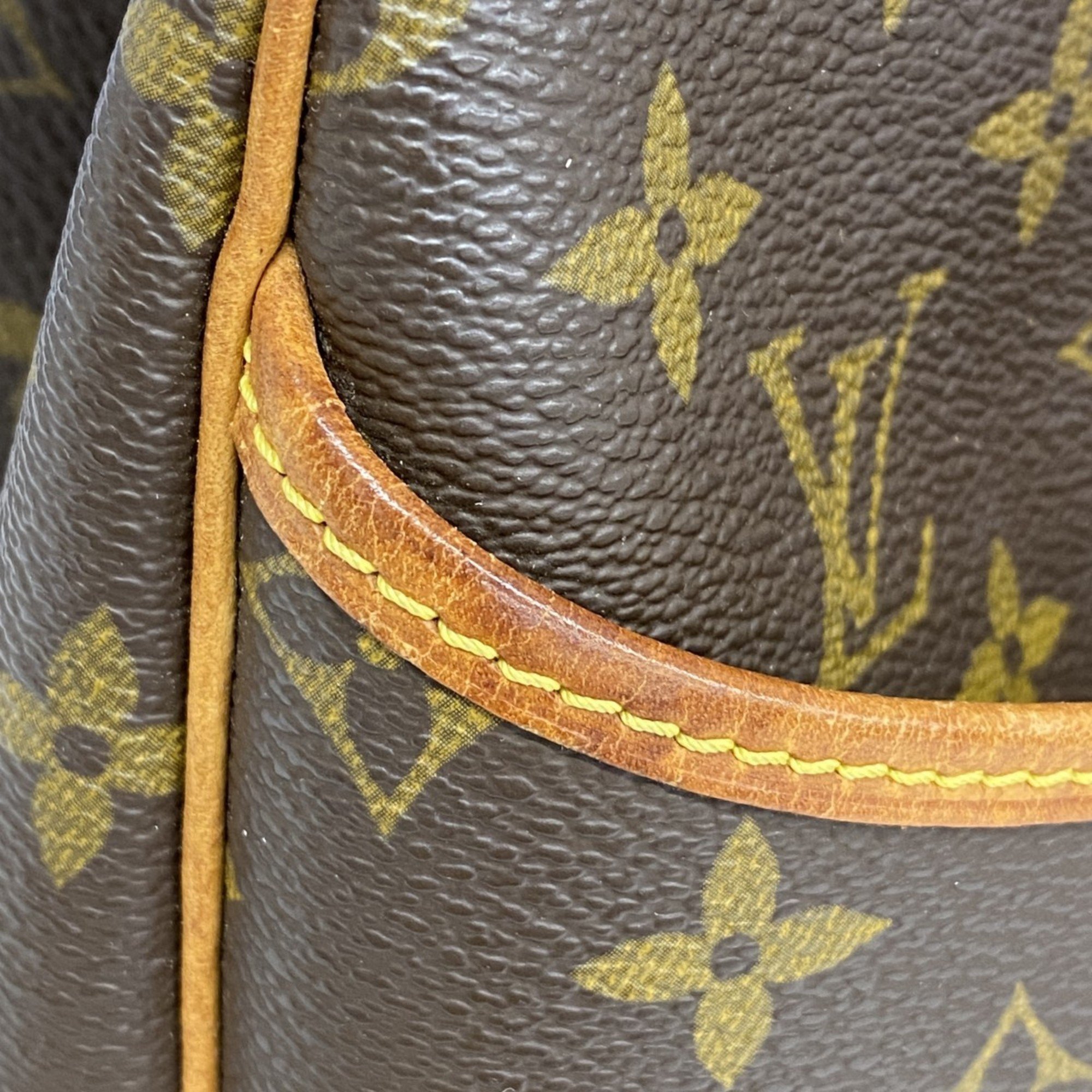 Louis Vuitton Handbag Monogram Deauville M47270 Brown Ladies