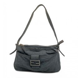 Fendi Shoulder Bag Cotton Grey Women's