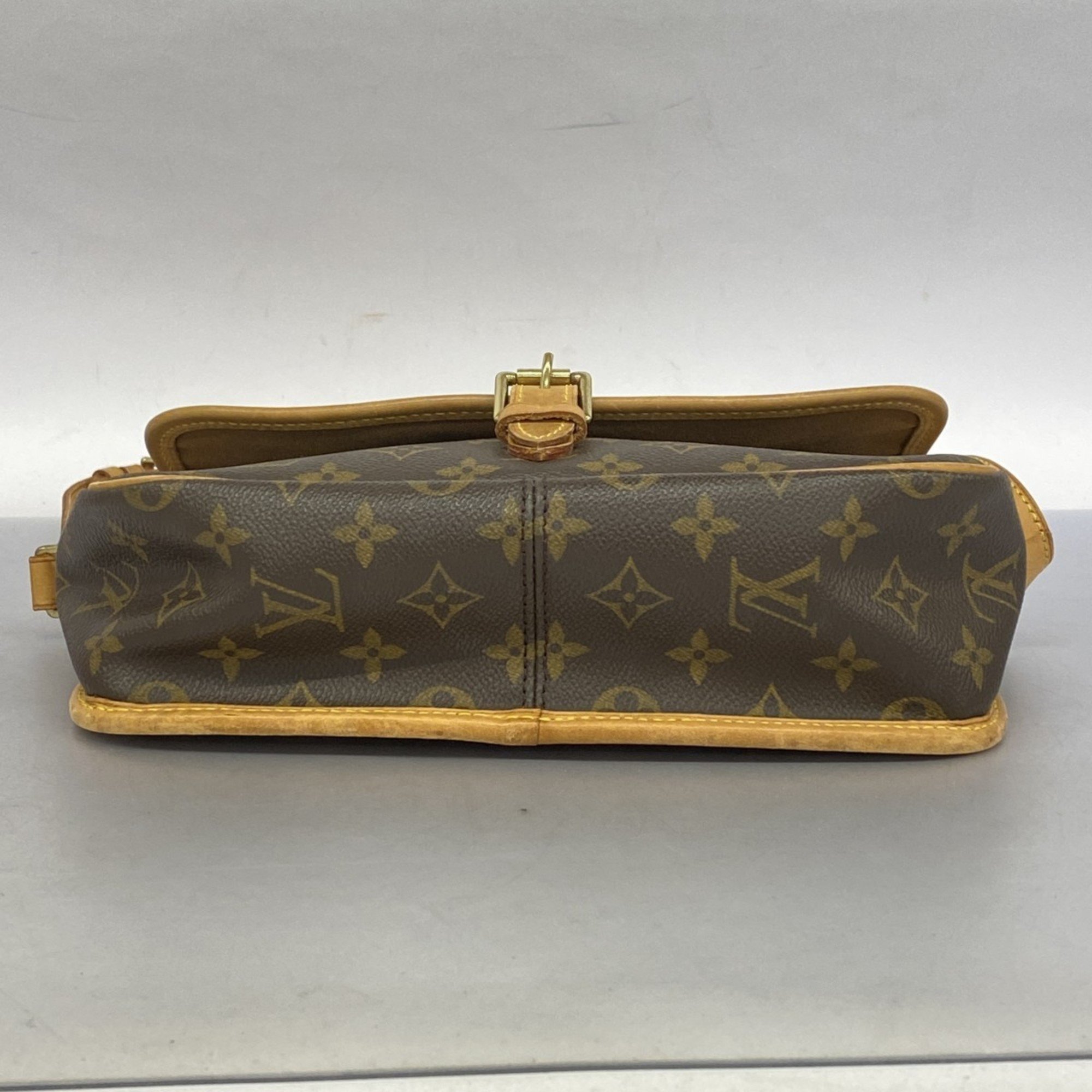 Louis Vuitton Shoulder Bag Monogram Sologne M42250 Brown Women's