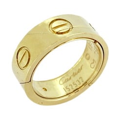 Cartier Ring Atlas Love K18YG Yellow Gold #52 Ladies