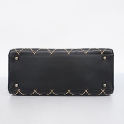 CHANEL Handbag Wild Stitch Lambskin Black Ladies