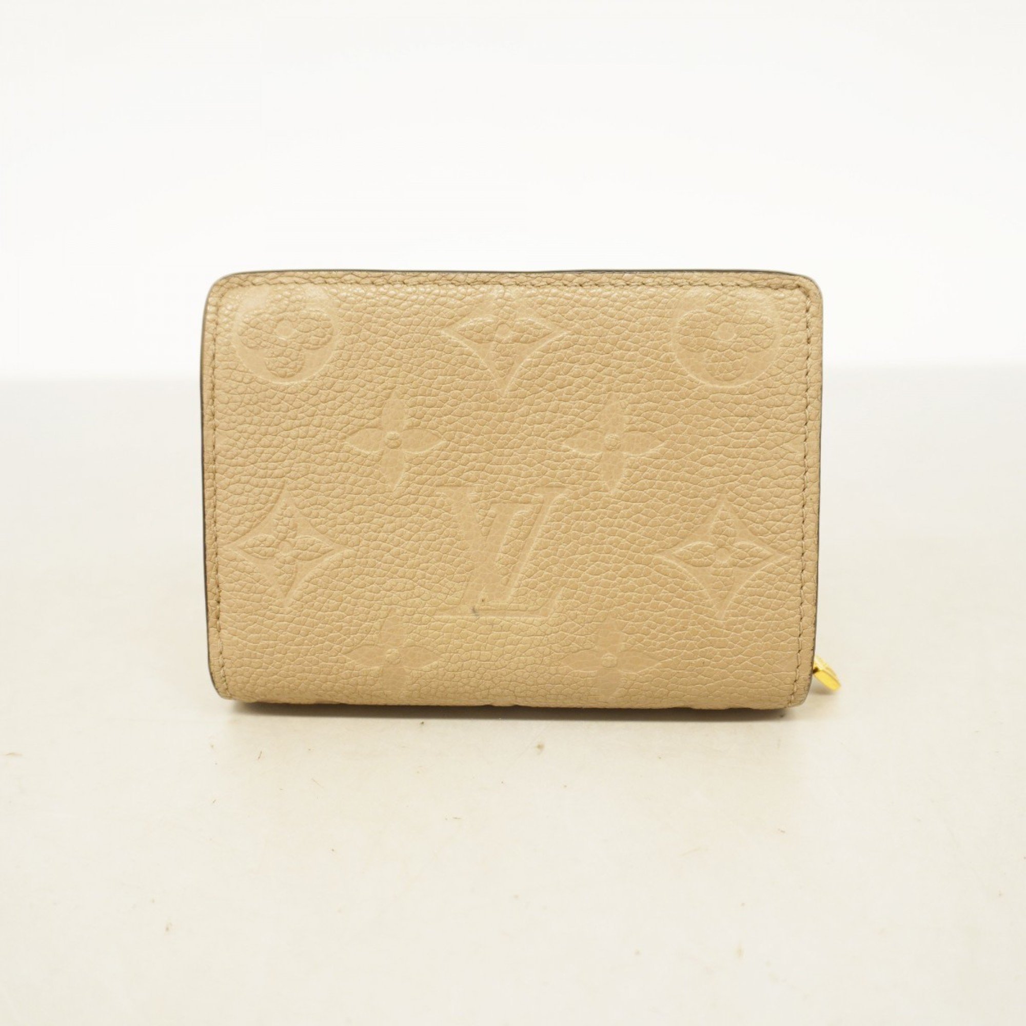 Louis Vuitton Wallet Monogram Empreinte Portefeuille M80152 Tourterelle Ladies