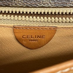 Celine Shoulder Bag Macadam Brown Women's