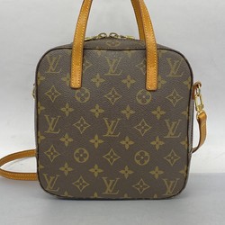 Louis Vuitton handbag Monogram Spontini M47500 brown ladies