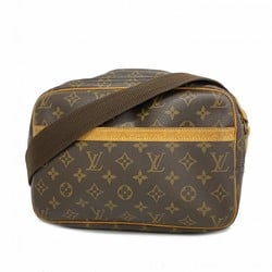 Louis Vuitton Shoulder Bag Monogram Reporter PM M45254 Brown Ladies