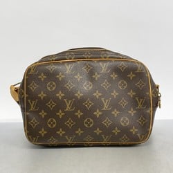 Louis Vuitton Shoulder Bag Monogram Reporter PM M45254 Brown Ladies