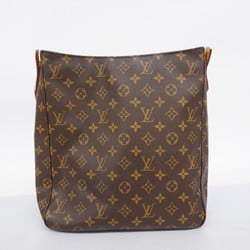 Louis Vuitton Shoulder Bag Monogram Looping GM M51145 Brown Ladies