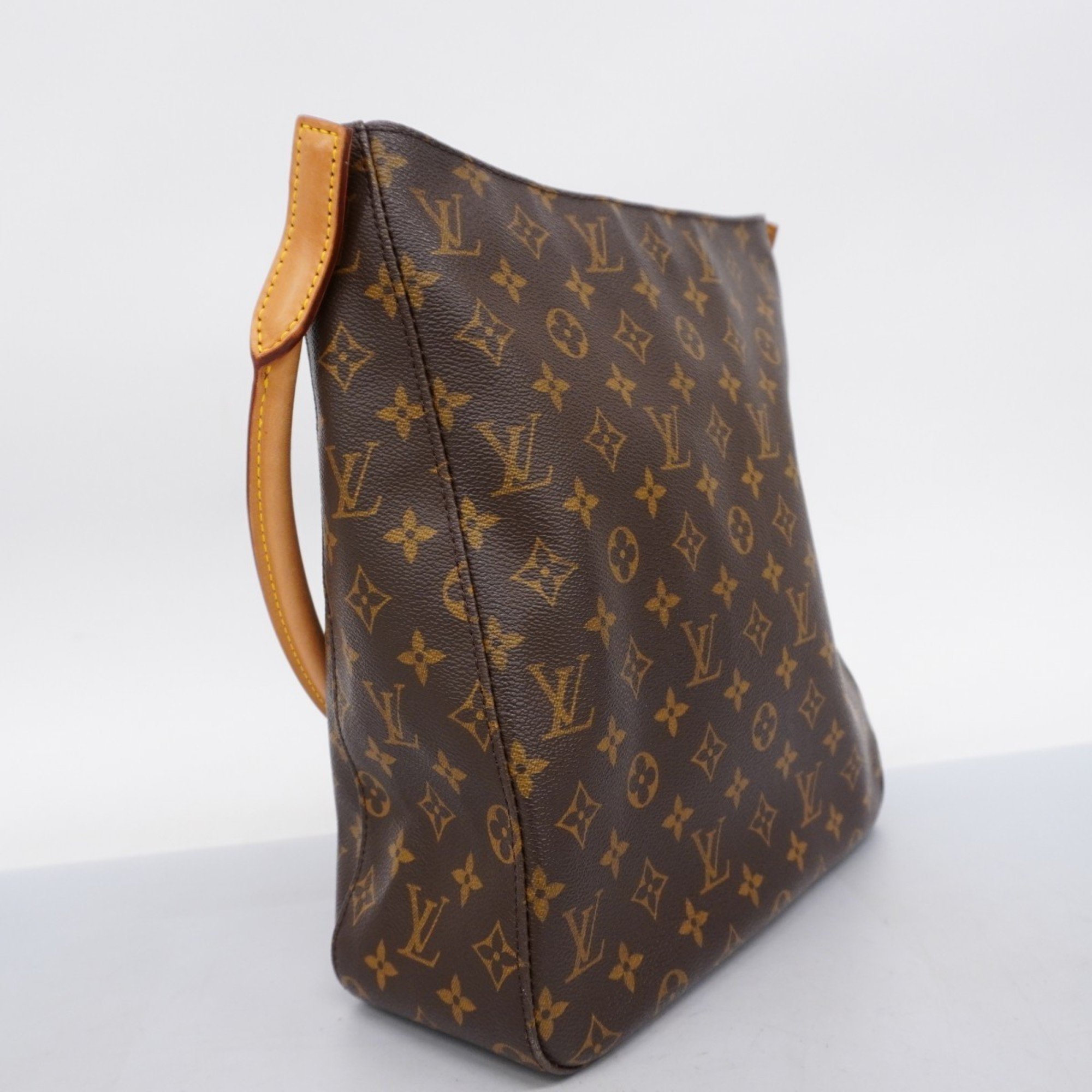 Louis Vuitton Shoulder Bag Monogram Looping GM M51145 Brown Ladies