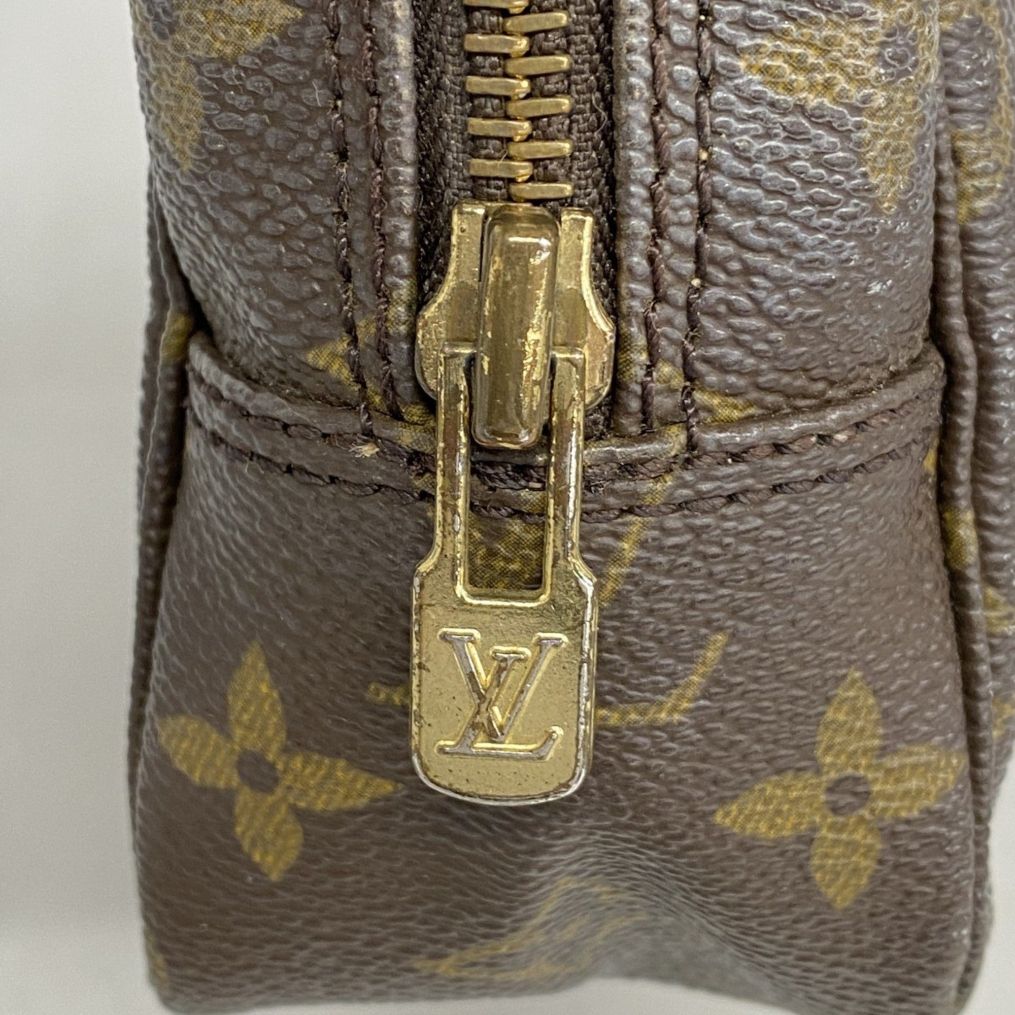 Louis Vuitton Pouch Monogram True Toilet 23 M47524 Brown Ladies