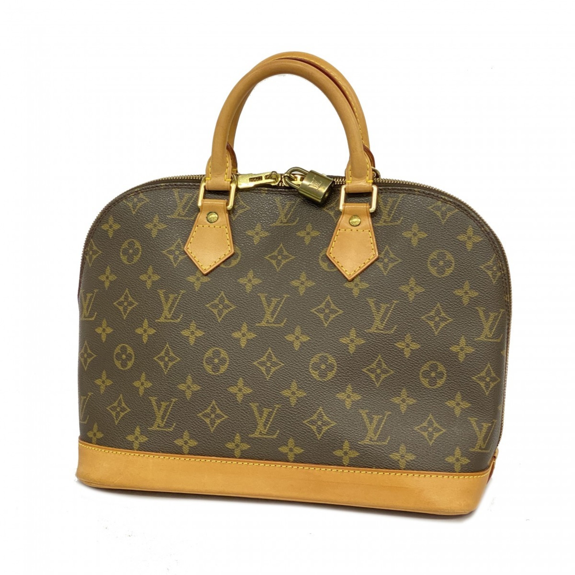 Louis Vuitton handbag Monogram Alma M51130 brown ladies