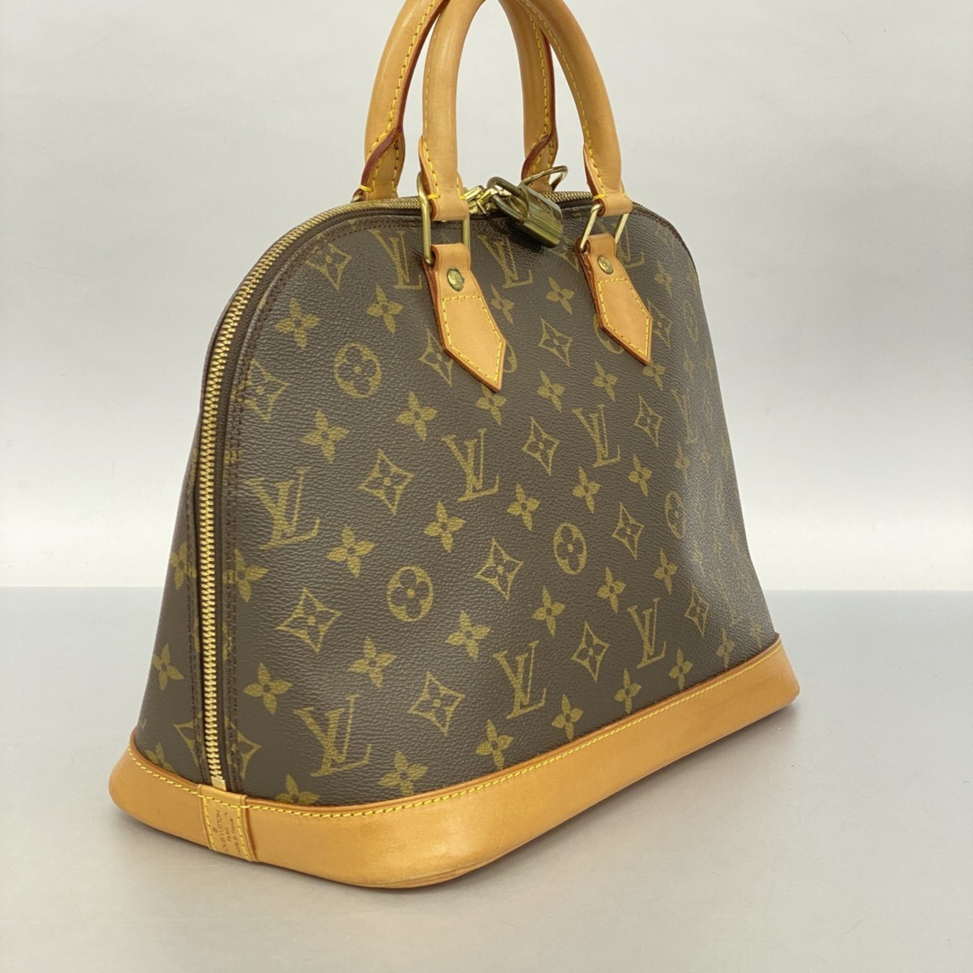 Louis Vuitton handbag Monogram Alma M51130 brown ladies