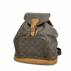 Louis Vuitton Backpack Daypack Monogram Montsouris GM M51135 Brown Women's