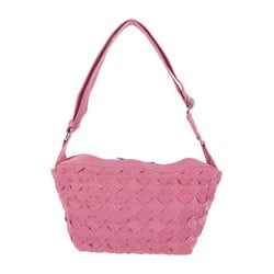 BOTTEGA VENETA Bottega Veneta Intrecciato Webbing Shoulder Bag 657952 Polypropylene Pink Crossbody