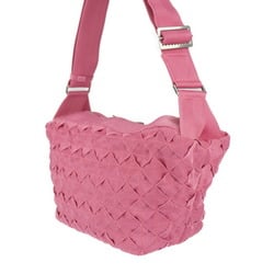 BOTTEGA VENETA Bottega Veneta Intrecciato Webbing Shoulder Bag 657952 Polypropylene Pink Crossbody