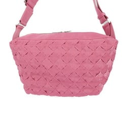 BOTTEGA VENETA Bottega Veneta Intrecciato Webbing Shoulder Bag 657952 Polypropylene Pink Crossbody