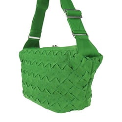 BOTTEGA VENETA Bottega Veneta Intrecciato Webbing Shoulder Bag 657952 Polypropylene Green Crossbody