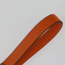 HERMES Hermes Malice Glove Holder Accessory 172045G Veau Epsom Orange Bag Charm Style Serie