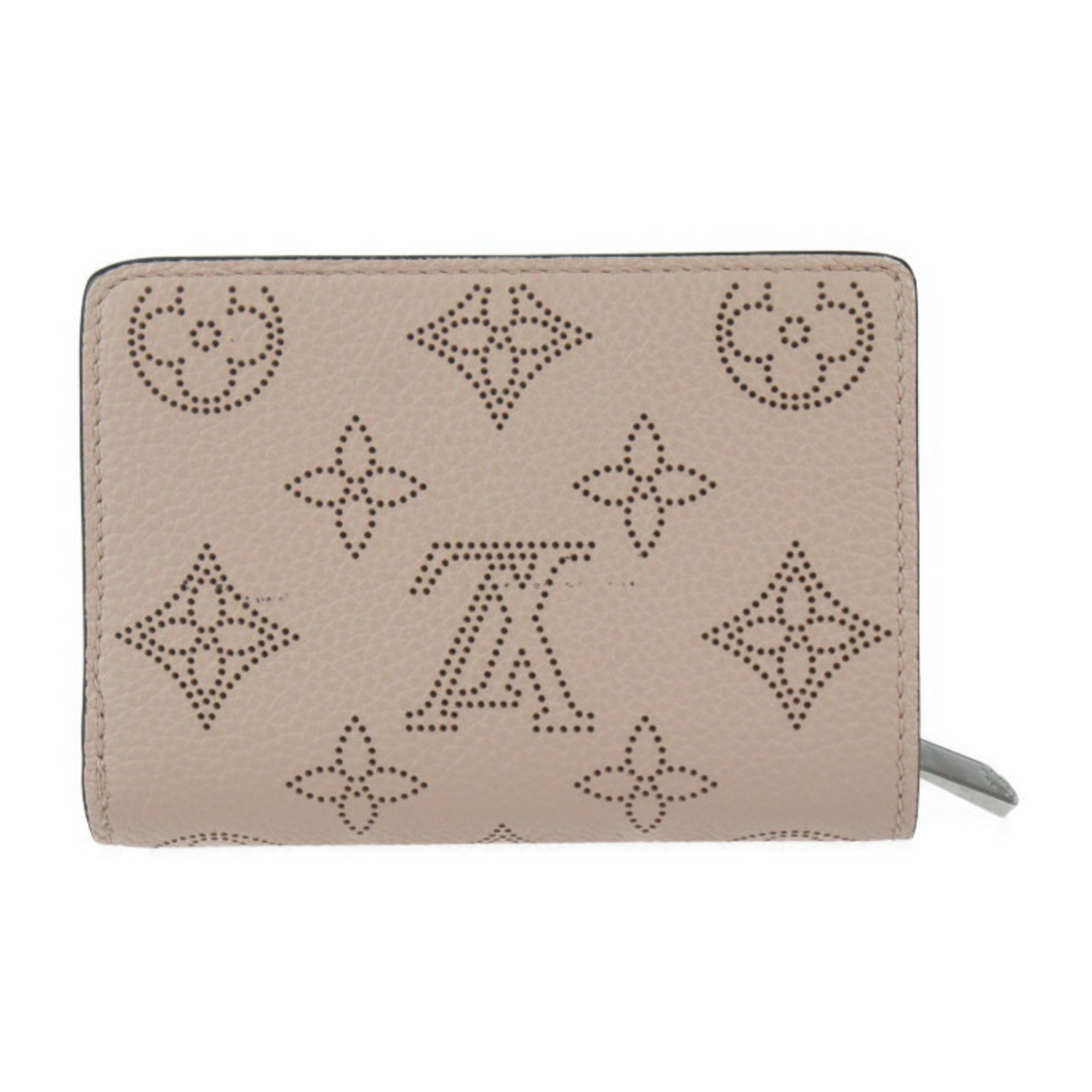 LOUIS VUITTON Louis Vuitton Portefeuille K Bi-fold Wallet M82758 Monogram Mahina Rose Jasmine Compact