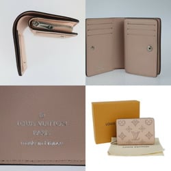 LOUIS VUITTON Louis Vuitton Portefeuille K Bi-fold Wallet M82758 Monogram Mahina Rose Jasmine Compact