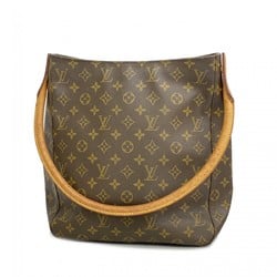 Louis Vuitton Shoulder Bag Monogram Looping GM M51145 Brown Ladies