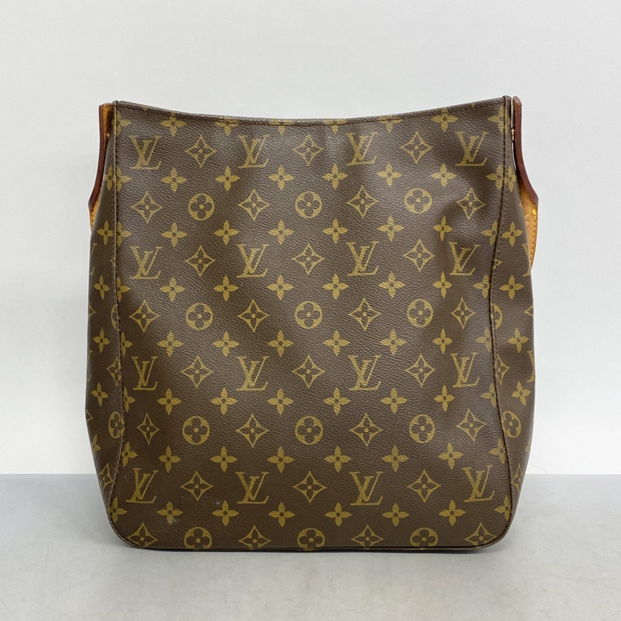 Louis Vuitton Shoulder Bag Monogram Looping GM M51145 Brown Ladies