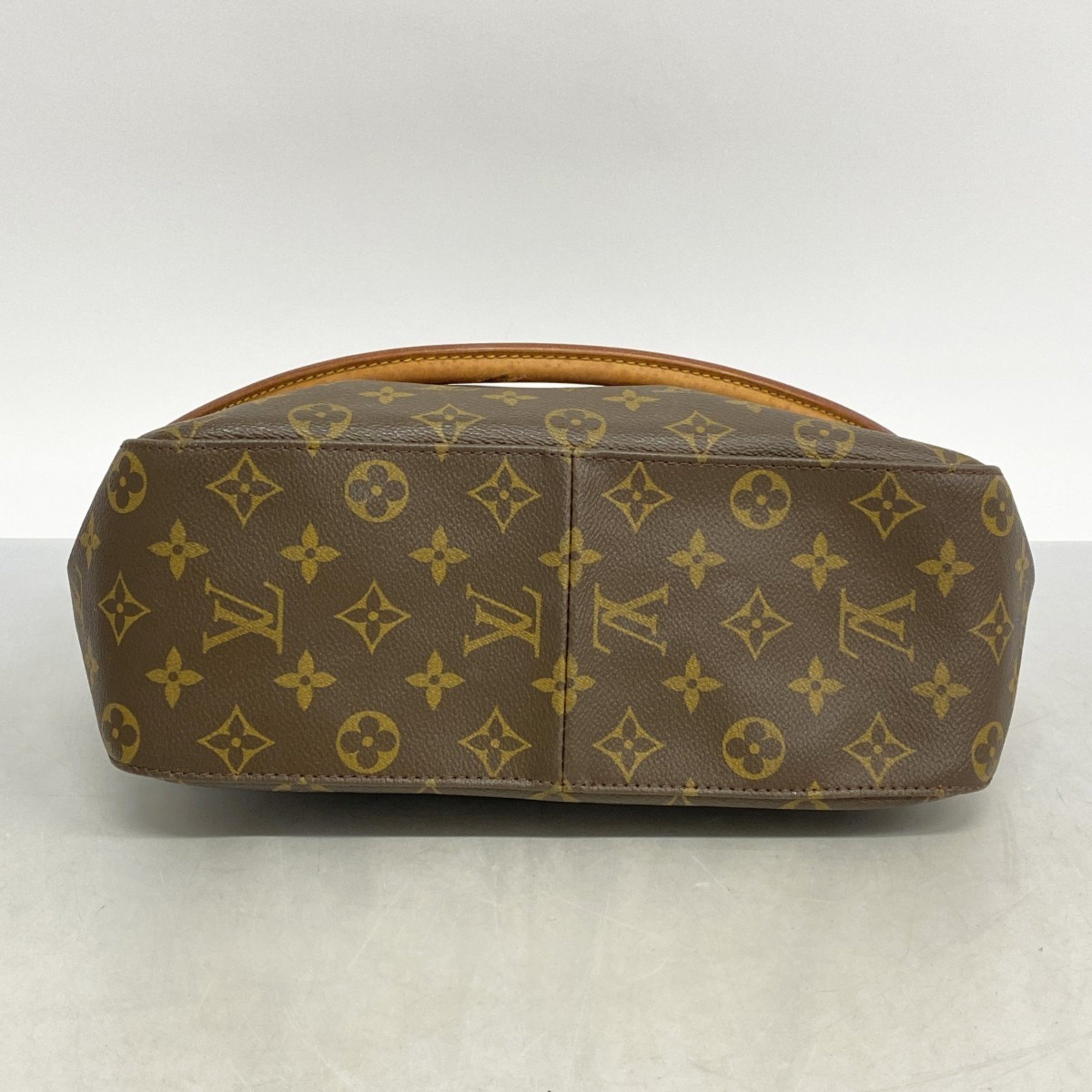 Louis Vuitton Shoulder Bag Monogram Looping GM M51145 Brown Ladies