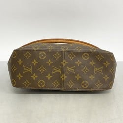 Louis Vuitton Shoulder Bag Monogram Looping GM M51145 Brown Ladies