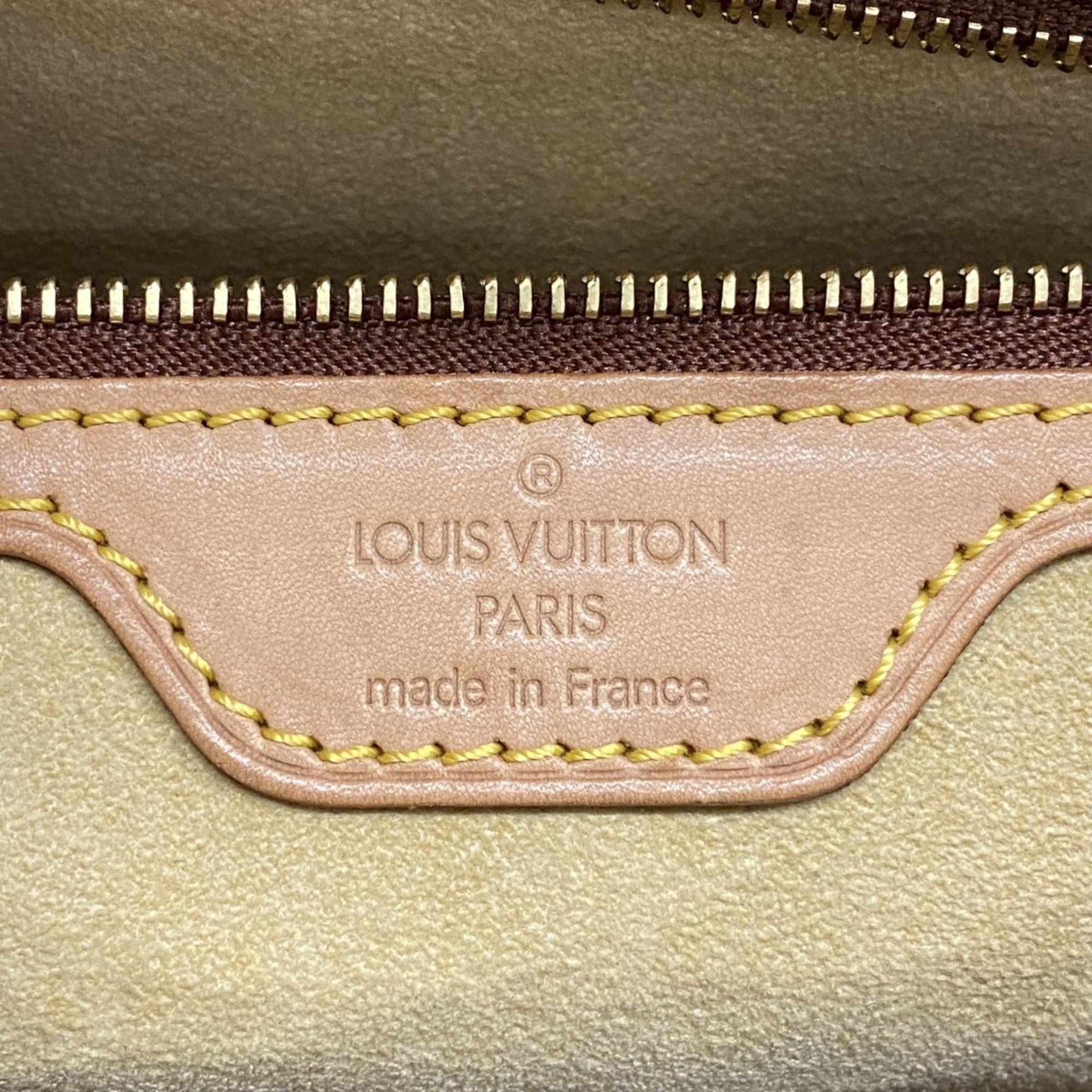 Louis Vuitton Shoulder Bag Monogram Looping GM M51145 Brown Ladies