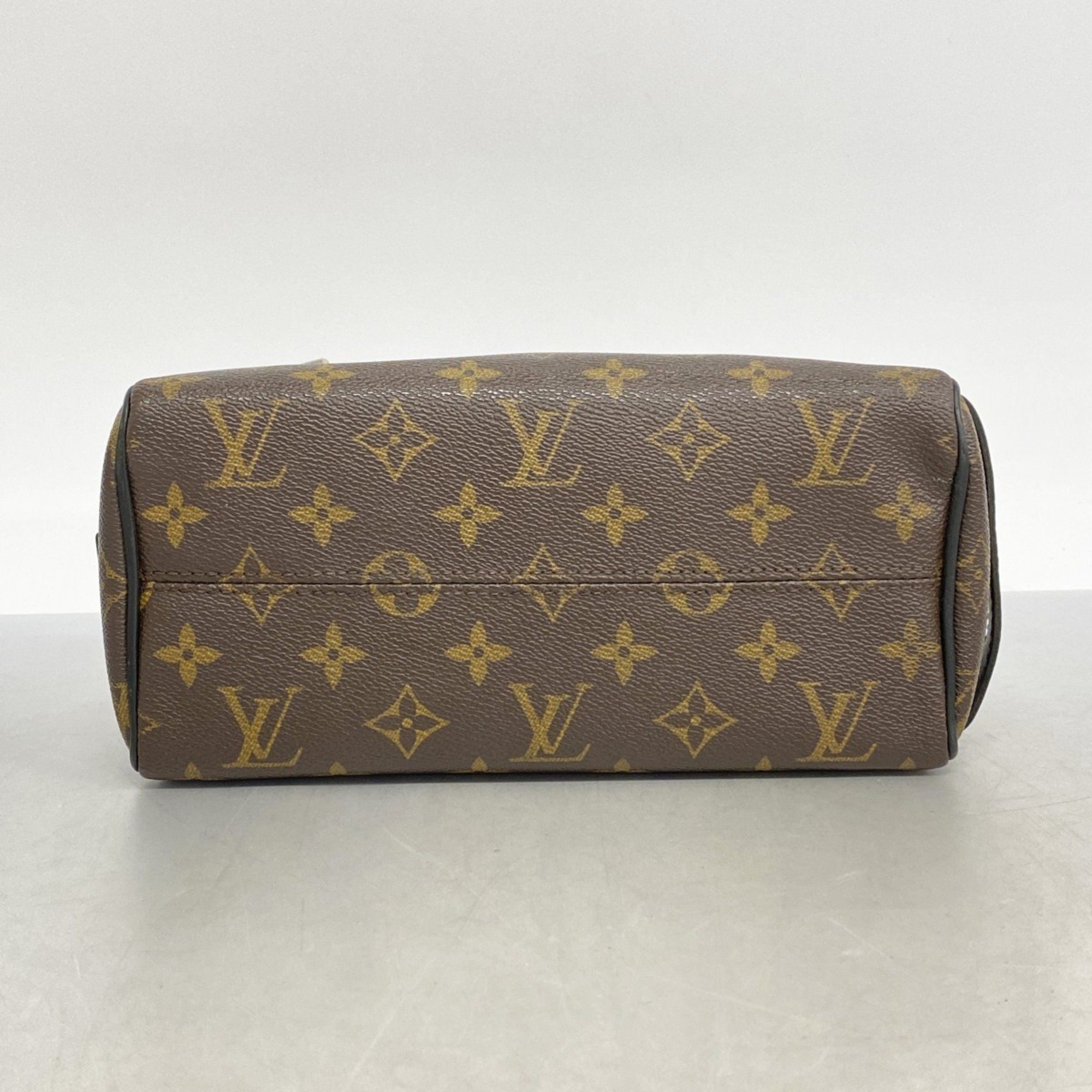 Louis Vuitton Pouch Monogram Macassar True Toilette M40378 Brown Black Men's