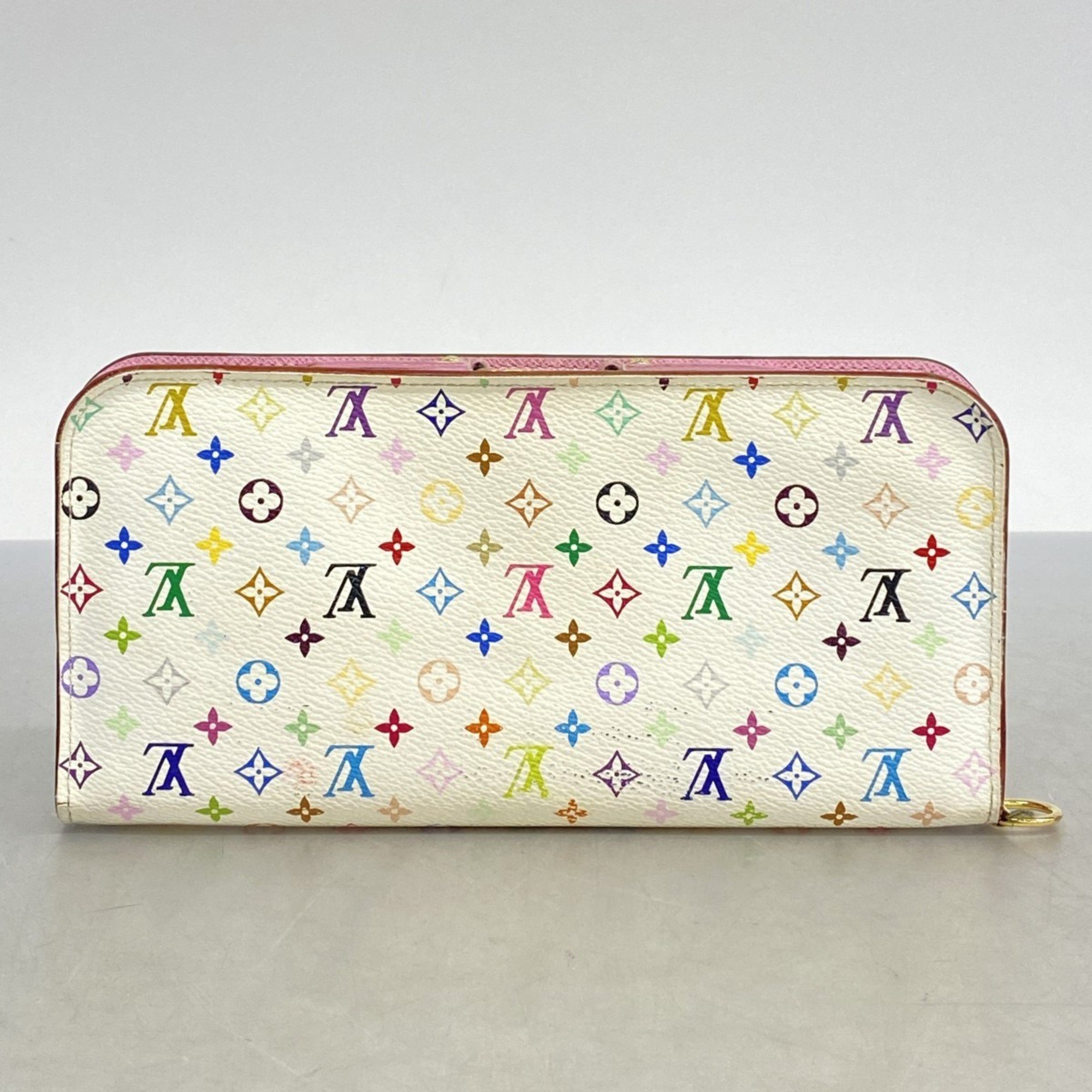 Louis Vuitton Long Wallet Monogram Multicolor Portefeuille Ansolite M93751 Rich Ladies