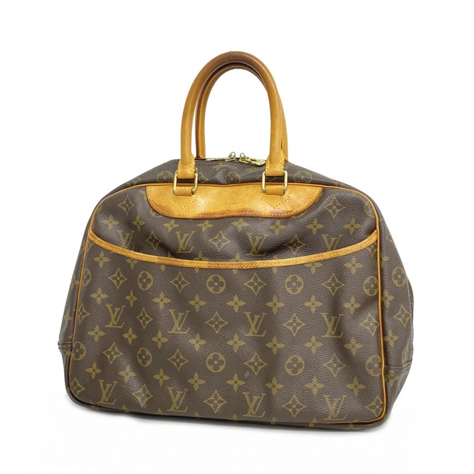 Louis Vuitton Handbag Monogram Deauville M47270 Brown Ladies