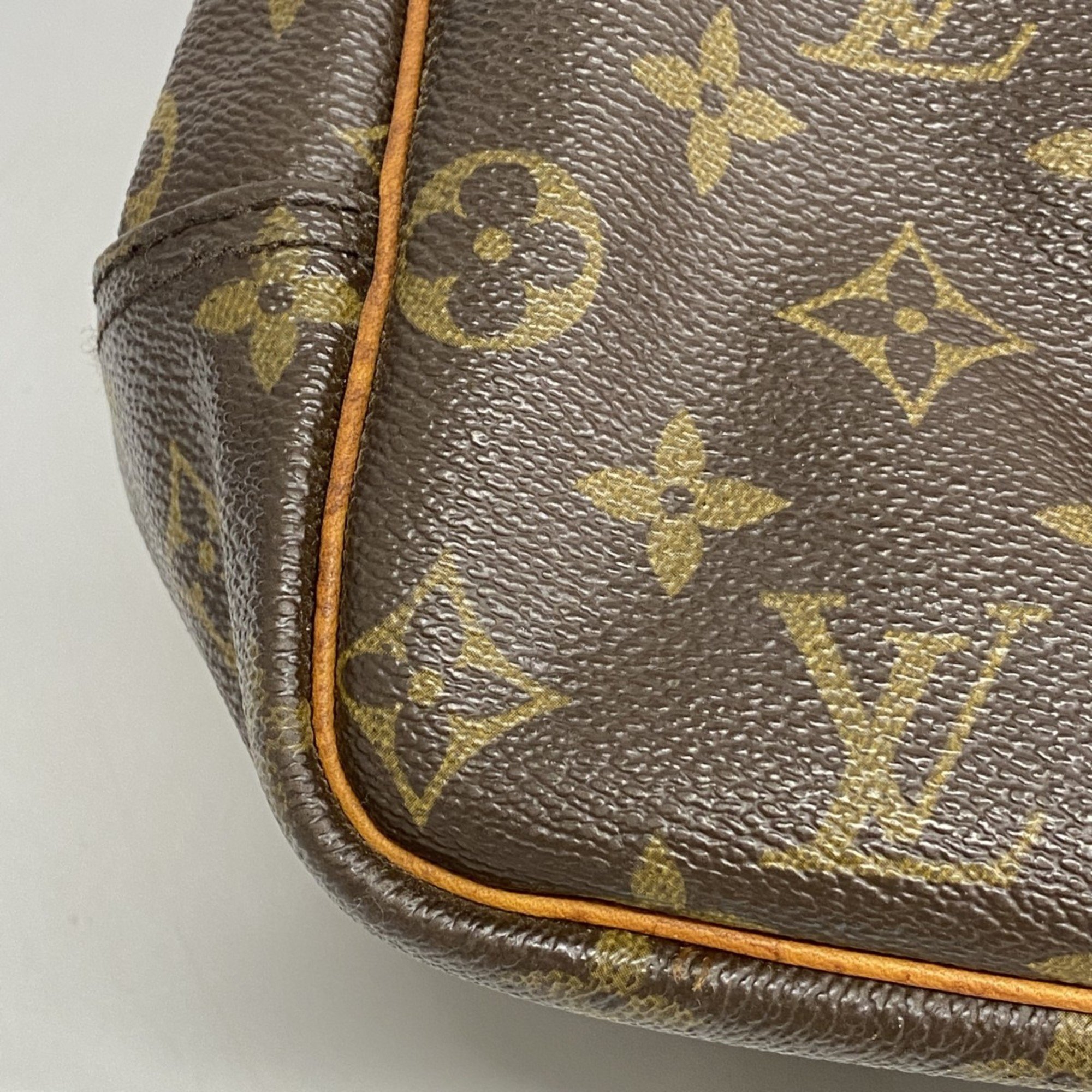 Louis Vuitton Handbag Monogram Deauville M47270 Brown Ladies